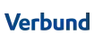 The logo consists of a blue lettering of the brand name VERBUND.